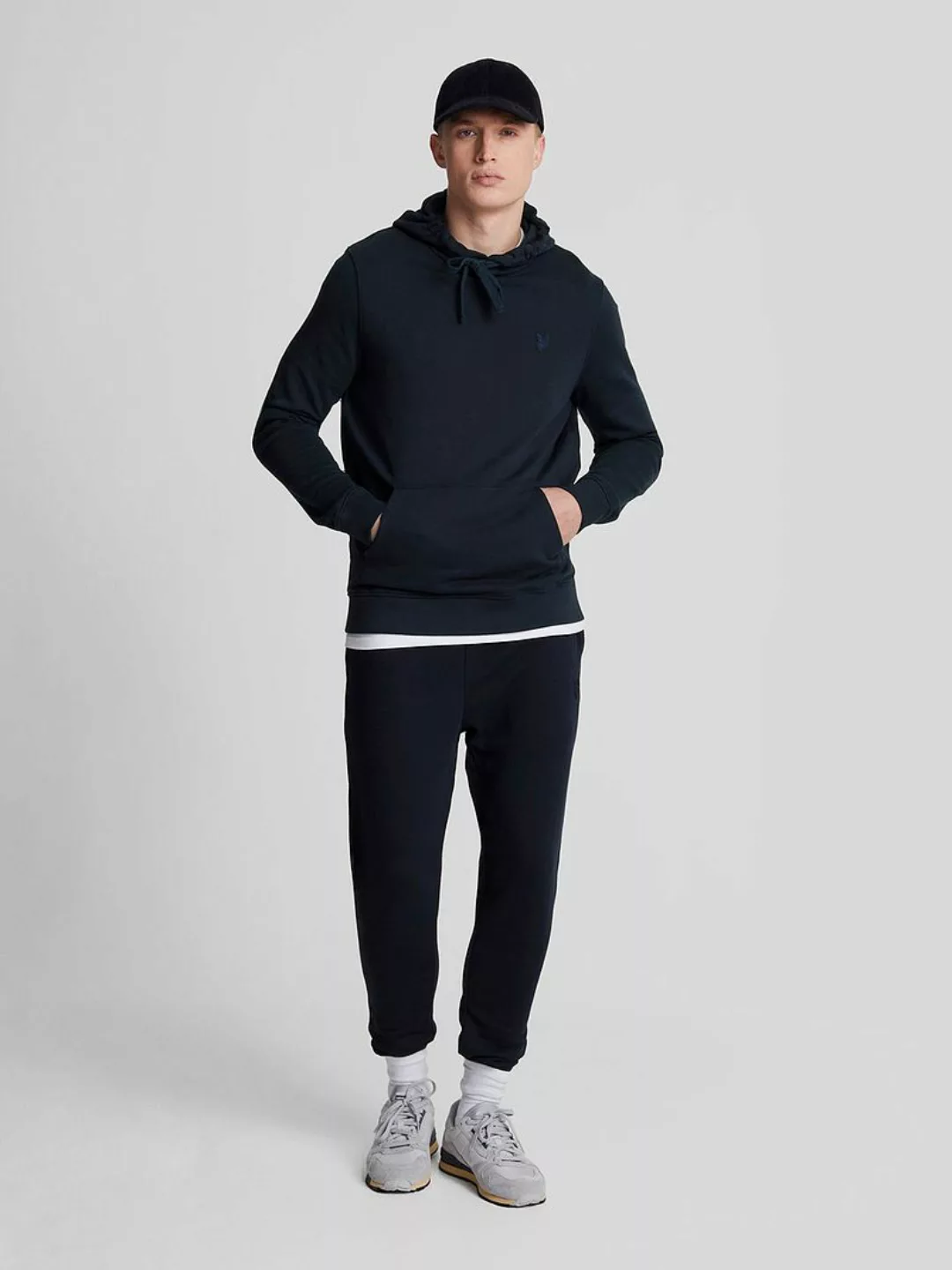 Lyle and Scott Hoodie Tonal Navy - Größe XXL günstig online kaufen