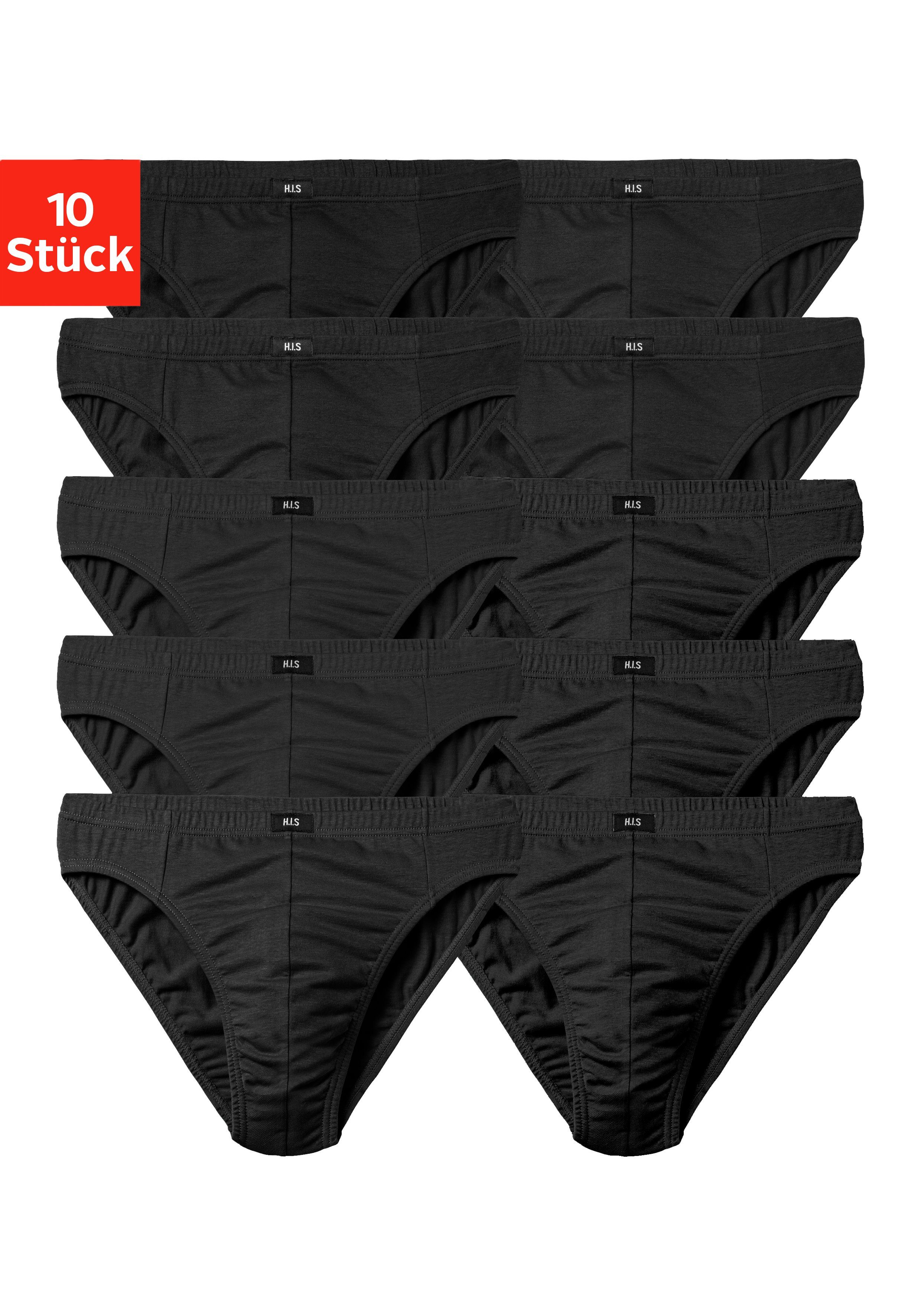 H.I.S Slip "Männer Unterhose", (Packung, 10 St.), in Unifarben günstig online kaufen