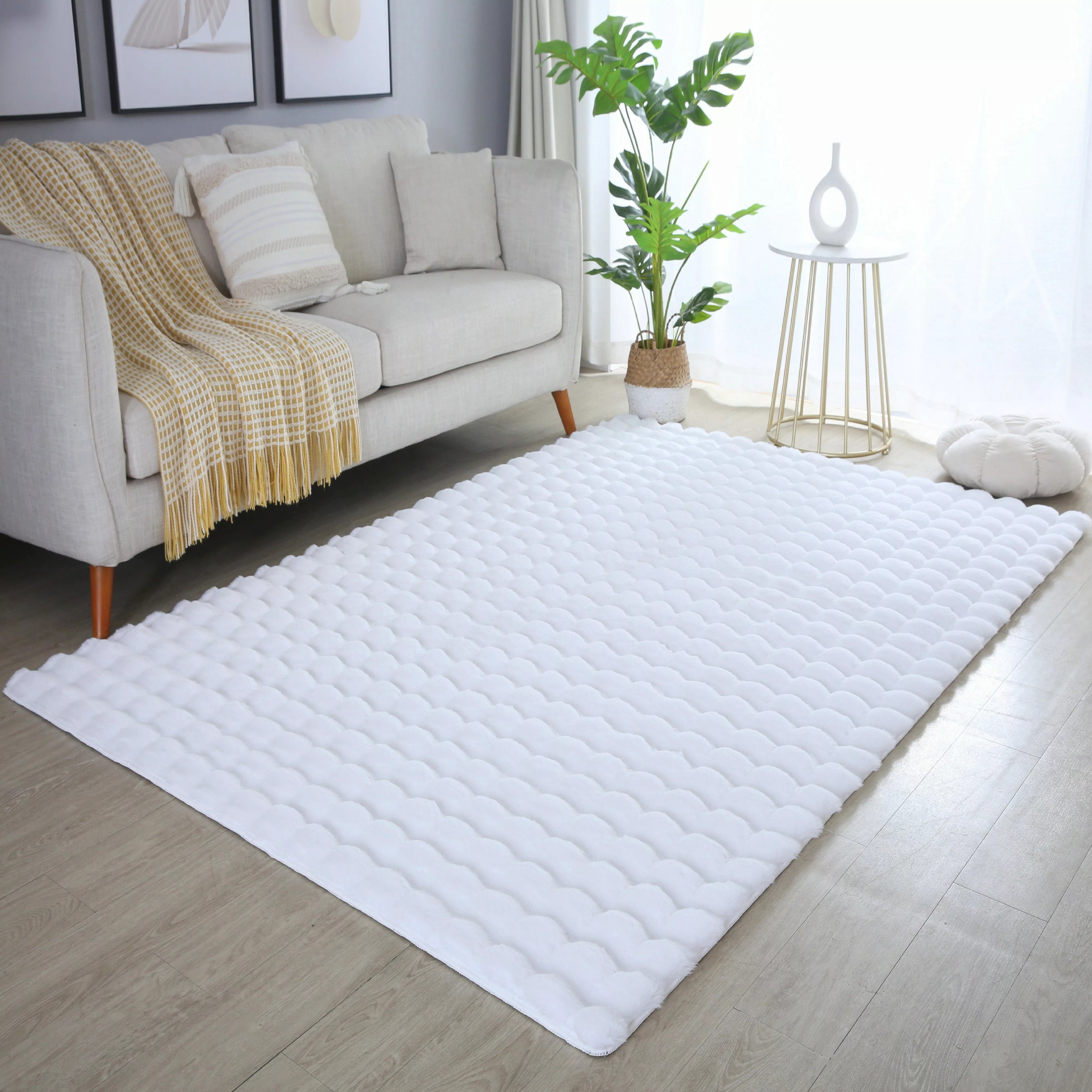 Stilvoll Günstig Hochflor-Teppich Teppich für den günstig online kaufen