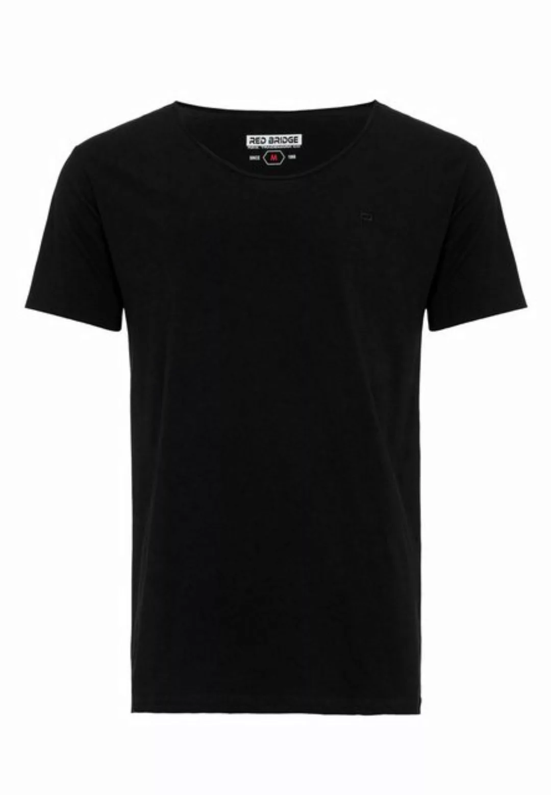 RedBridge T-Shirt mit Rundhalsausschnitt Zeitloses Basic-Shirt günstig online kaufen