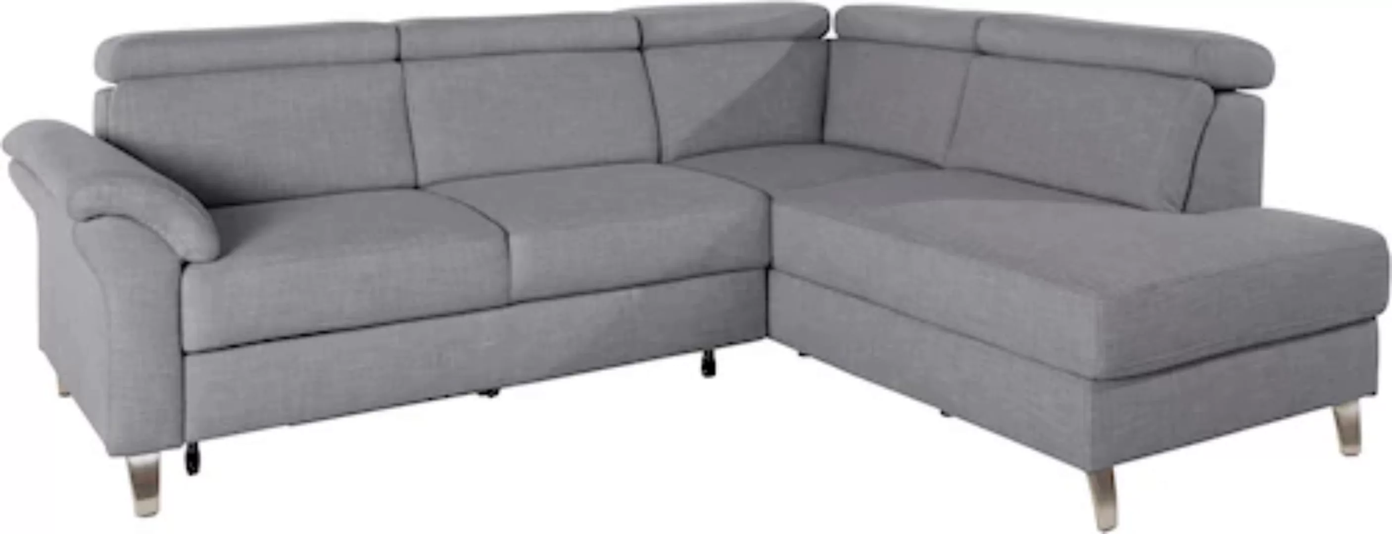 sit&more Ecksofa, inklusive Kopfteilverstellung, wahlweise mit Bettfunktion günstig online kaufen