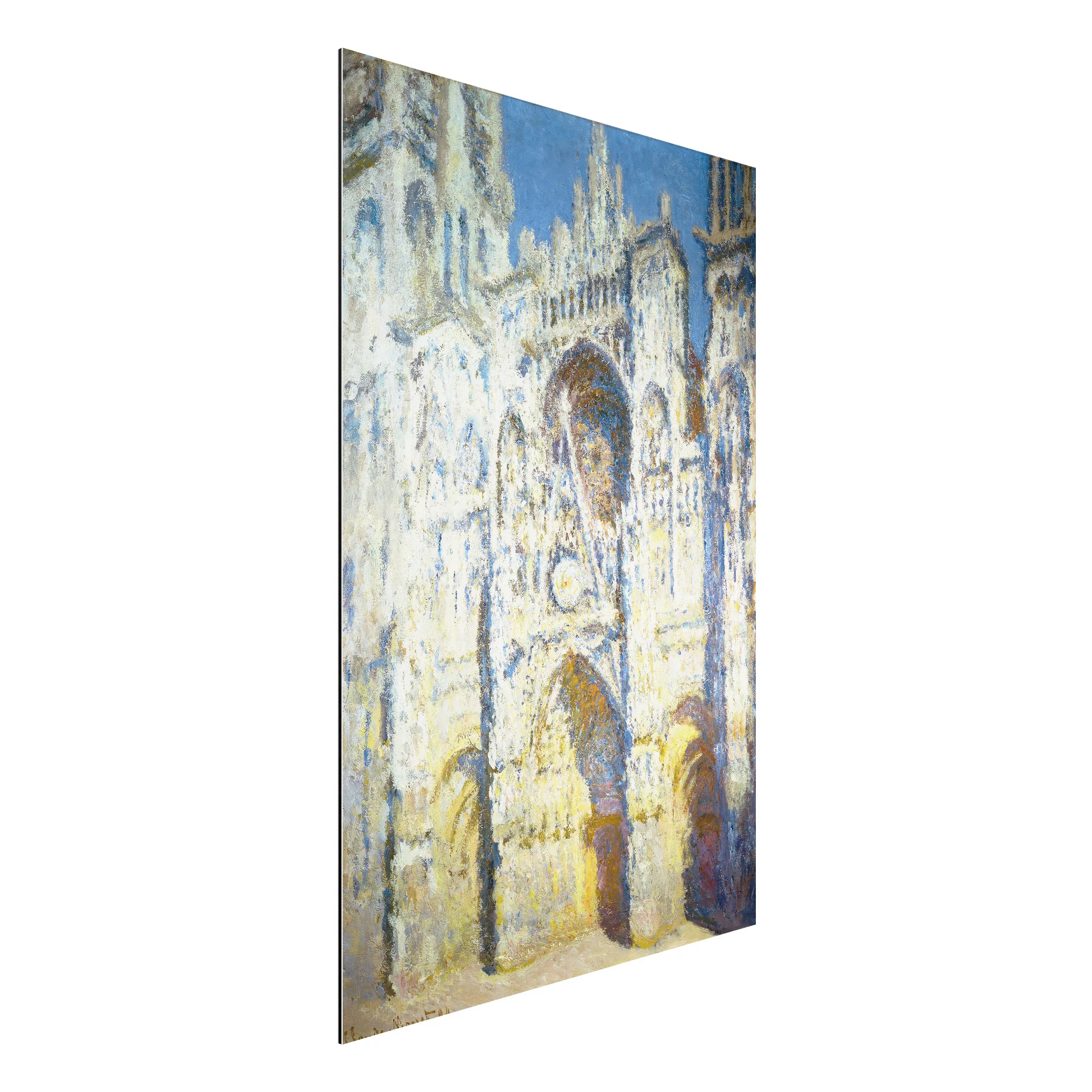 Alu-Dibond Bild Architekur & Skyline - Hochformat 2:3 Claude Monet - Kathed günstig online kaufen