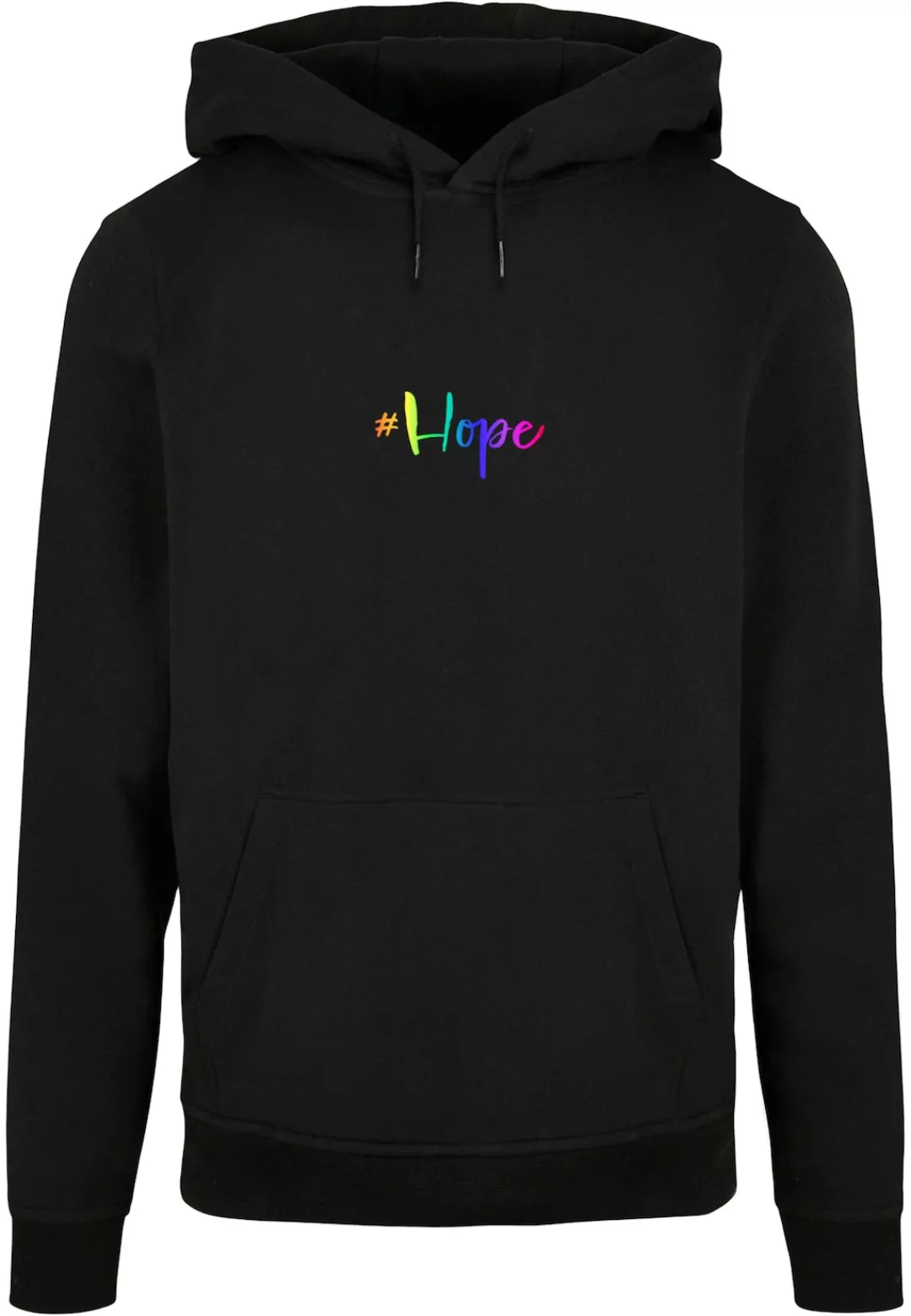 Merchcode Kapuzensweatshirt "Merchcode Herren Hope Rainbow Basic Hoody" günstig online kaufen