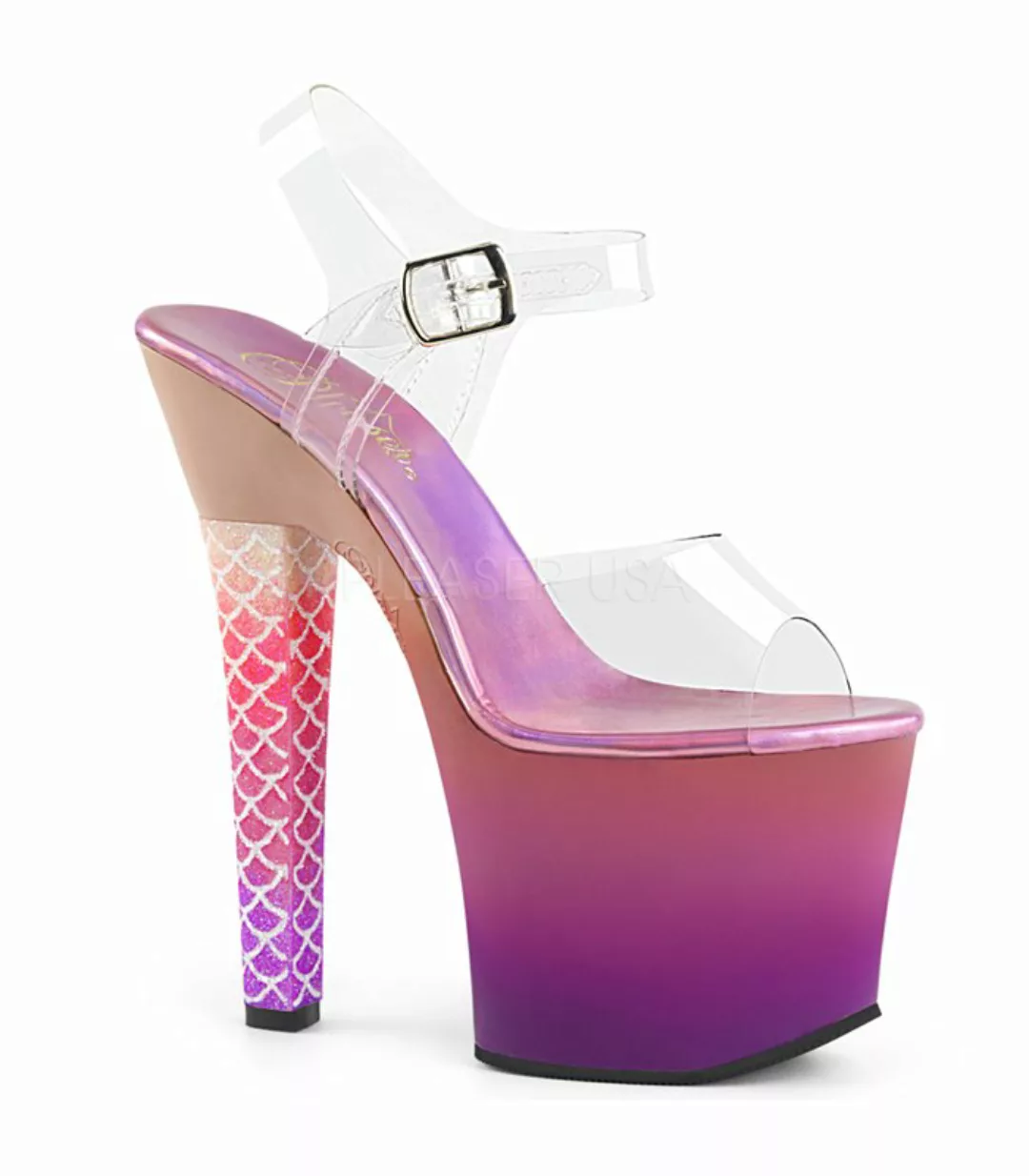 Plateau High Heels ARIEL-708OMBRE - Pink/Lila (Schuhgröße: EUR 37) günstig online kaufen