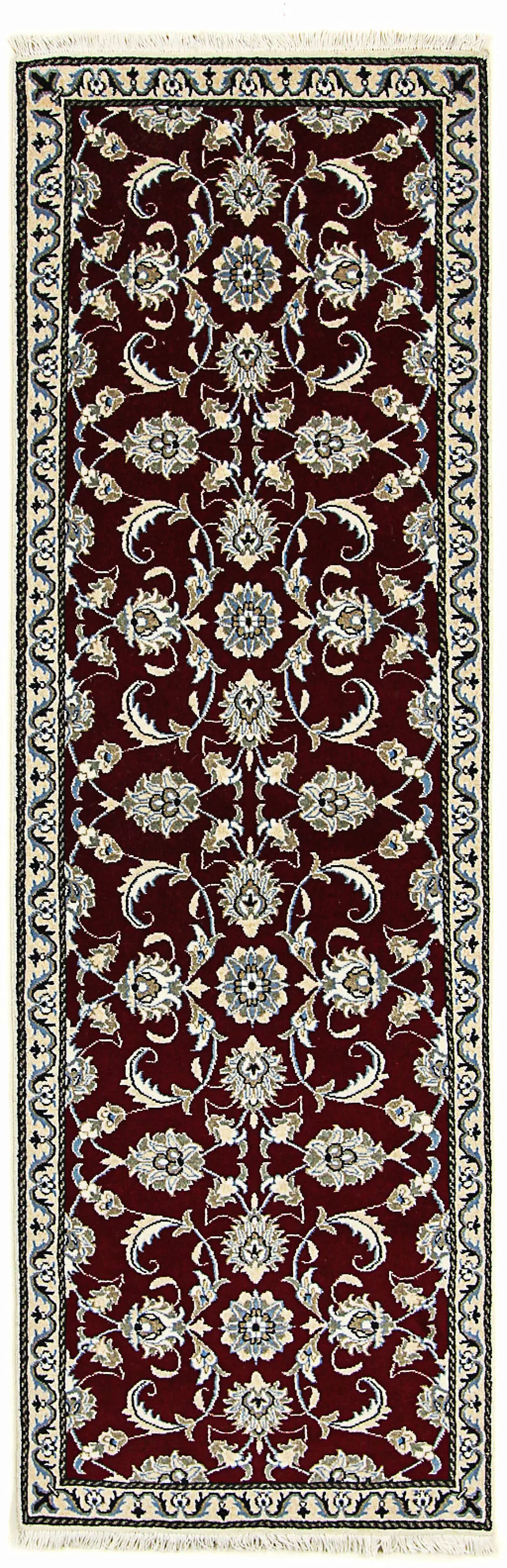 morgenland Orientteppich »Perser - Nain - 240 x 80 cm - dunkelrot«, rechtec günstig online kaufen