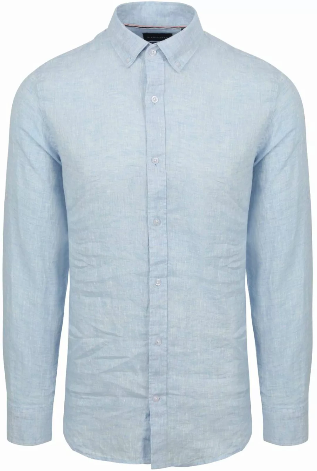 Suitable Hemd Leinen Hellblau - Größe M günstig online kaufen
