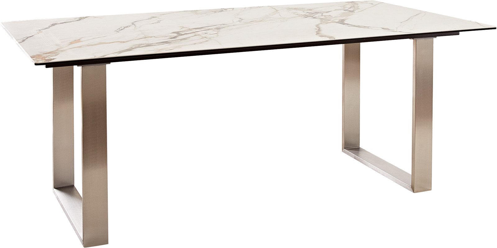 DELIFE Esstisch Edge, Keramik Calacatta Luxe günstig online kaufen
