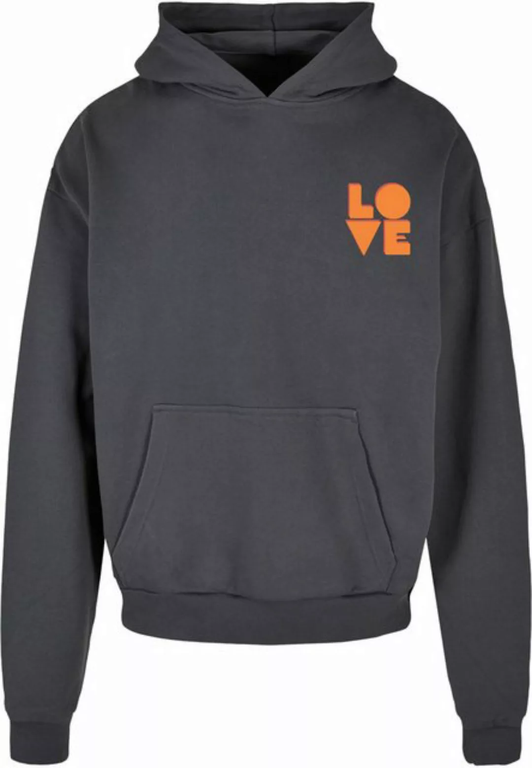 Merchcode Kapuzensweatshirt Merchcode Hugs & Love - Love Ultra Heavy Hoody günstig online kaufen