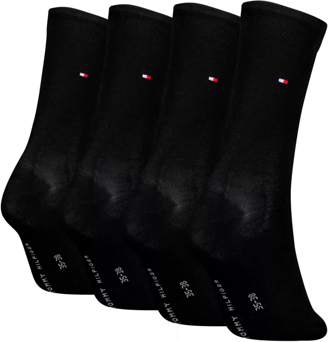 Tommy Hilfiger Socken "TH WOMEN 4P SOCK ECOM", (4 Paar), mit Logostickerei günstig online kaufen