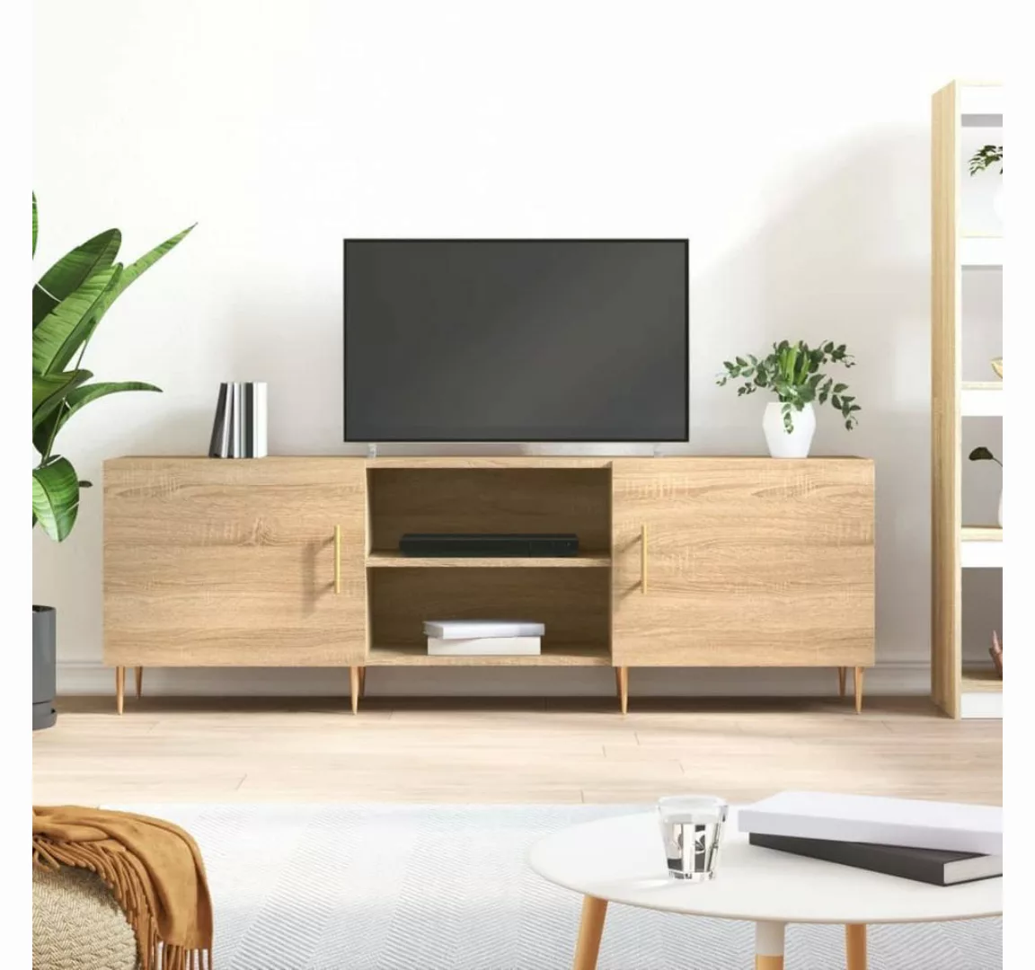 vidaXL TV-Schrank TV-Schrank Sonoma-Eiche 150x30x50 cm Holzwerkstoff günstig online kaufen