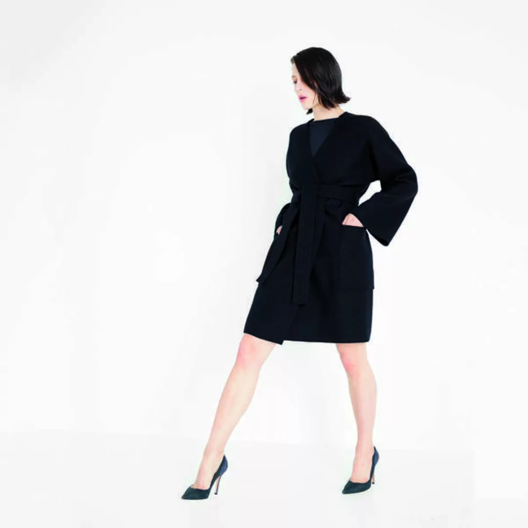 Eleganter Mantel Aus Bio-wolle günstig online kaufen