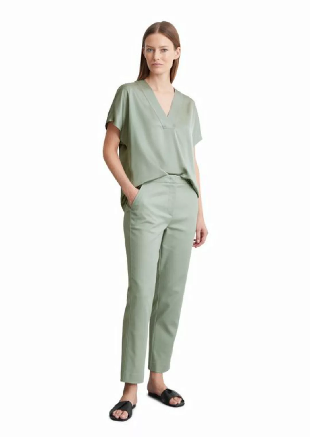 Marc O'Polo Chinohose aus Organic-Cotton-Stretch-Viskose-Mix günstig online kaufen