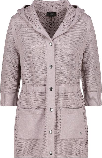 Monari Outdoorjacke Ajour Strickjacke dark linen günstig online kaufen