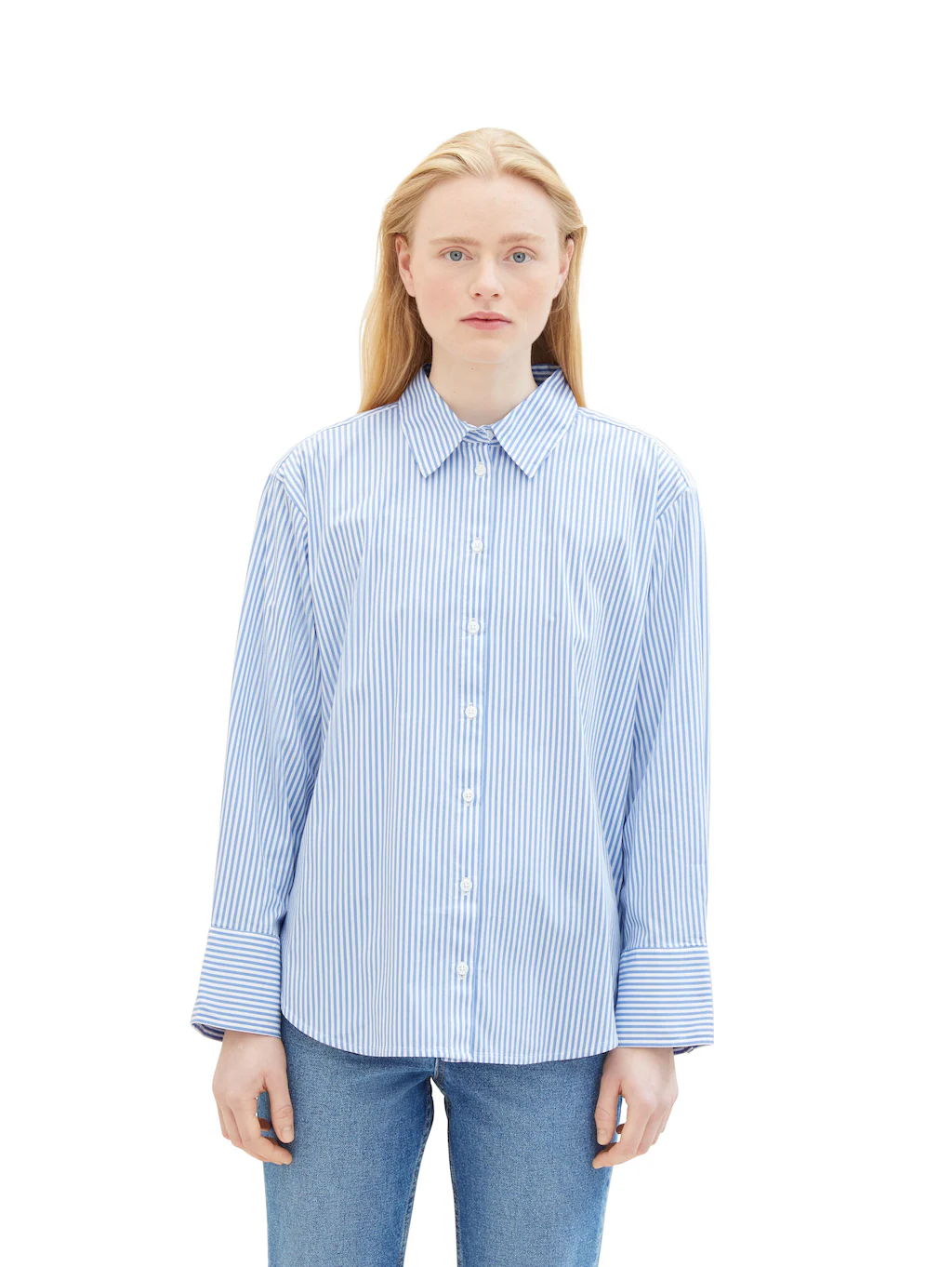 TOM TAILOR Denim Blusenshirt TOM TAILOR DENIM Damen Hemd günstig online kaufen