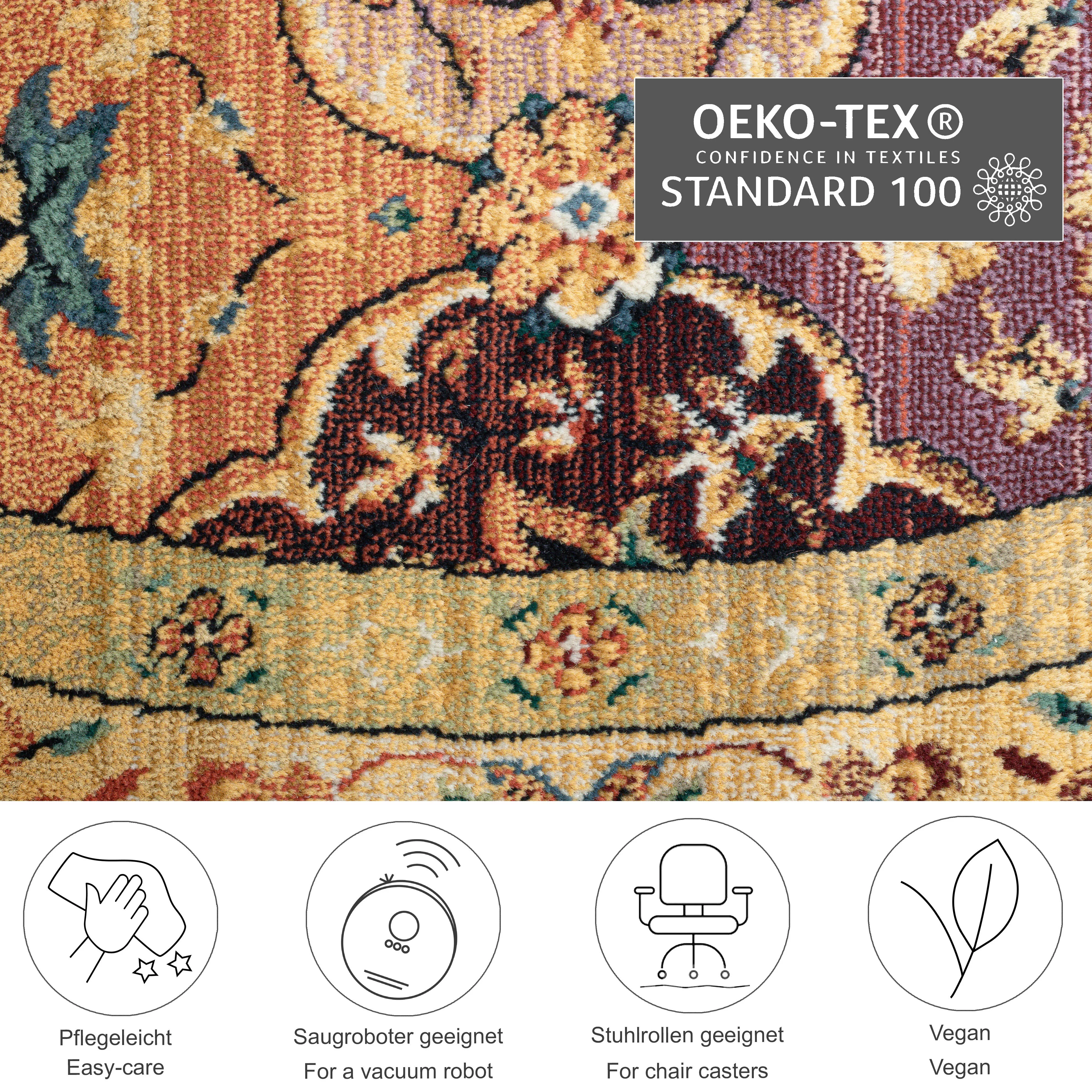 THEKO Teppich »Gabiro 208«, oval, Orient-Optik, ideal im Wohnzimmer & Schla günstig online kaufen
