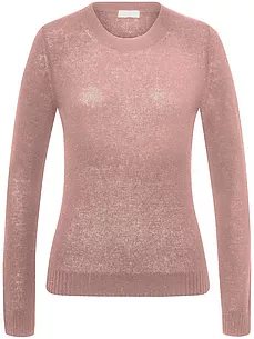 Rundhals-Pullover include rosé günstig online kaufen