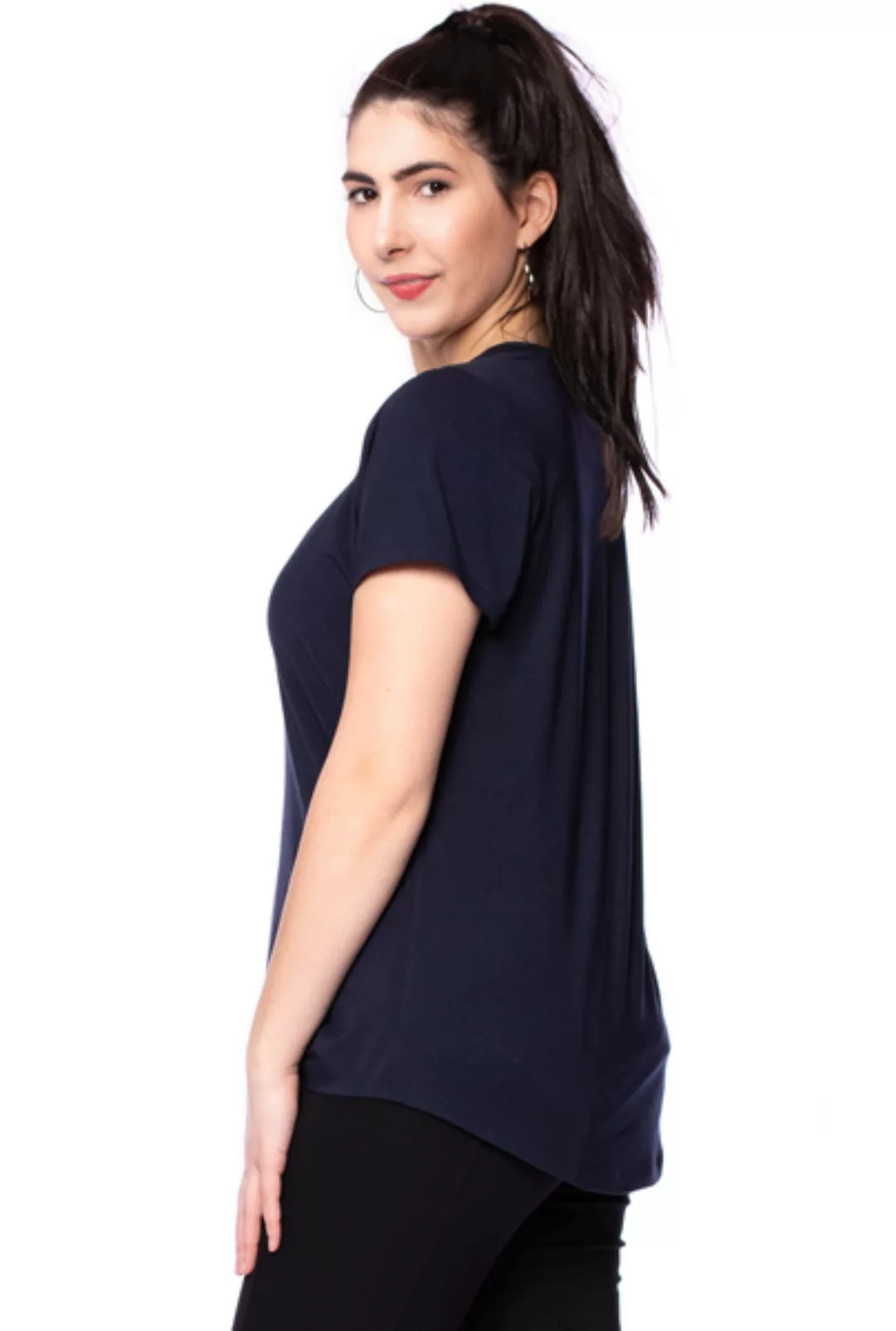 Cassi Zweilagiges Oversized Umstands- Und Stillshirt Aus Tencel-modal günstig online kaufen