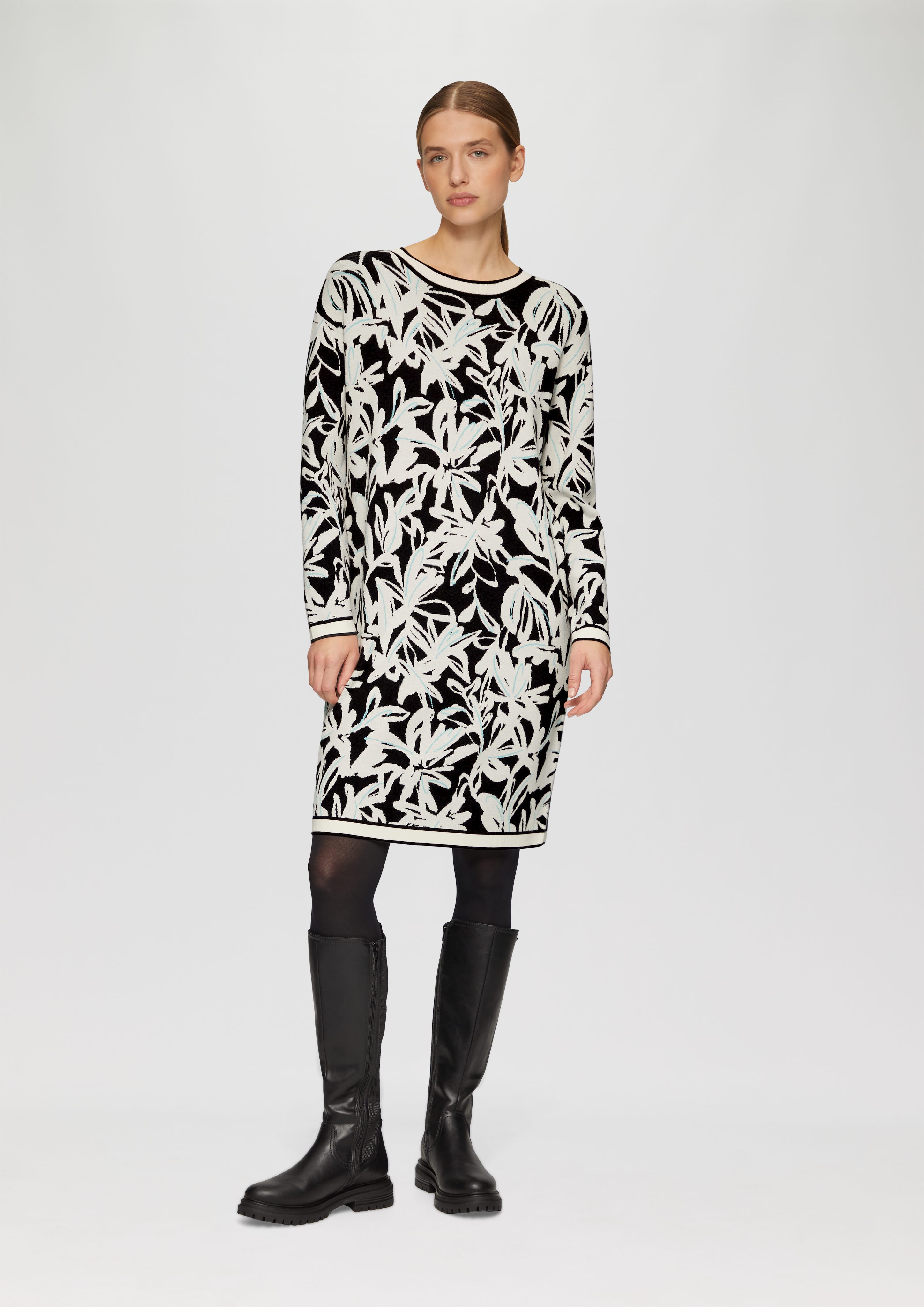 s.Oliver BLACK LABEL Minikleid Strickkleid mit günstig online kaufen