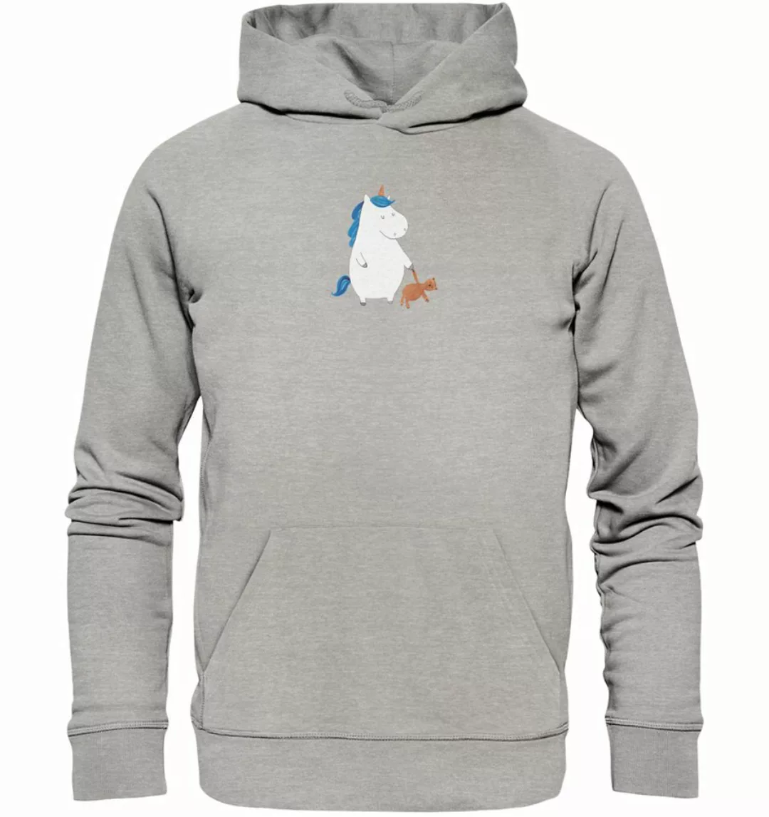 Mr. & Mrs. Panda Hoodie Einhorn Teddy Größe M - Heather Grey - Geschenk, Ei günstig online kaufen