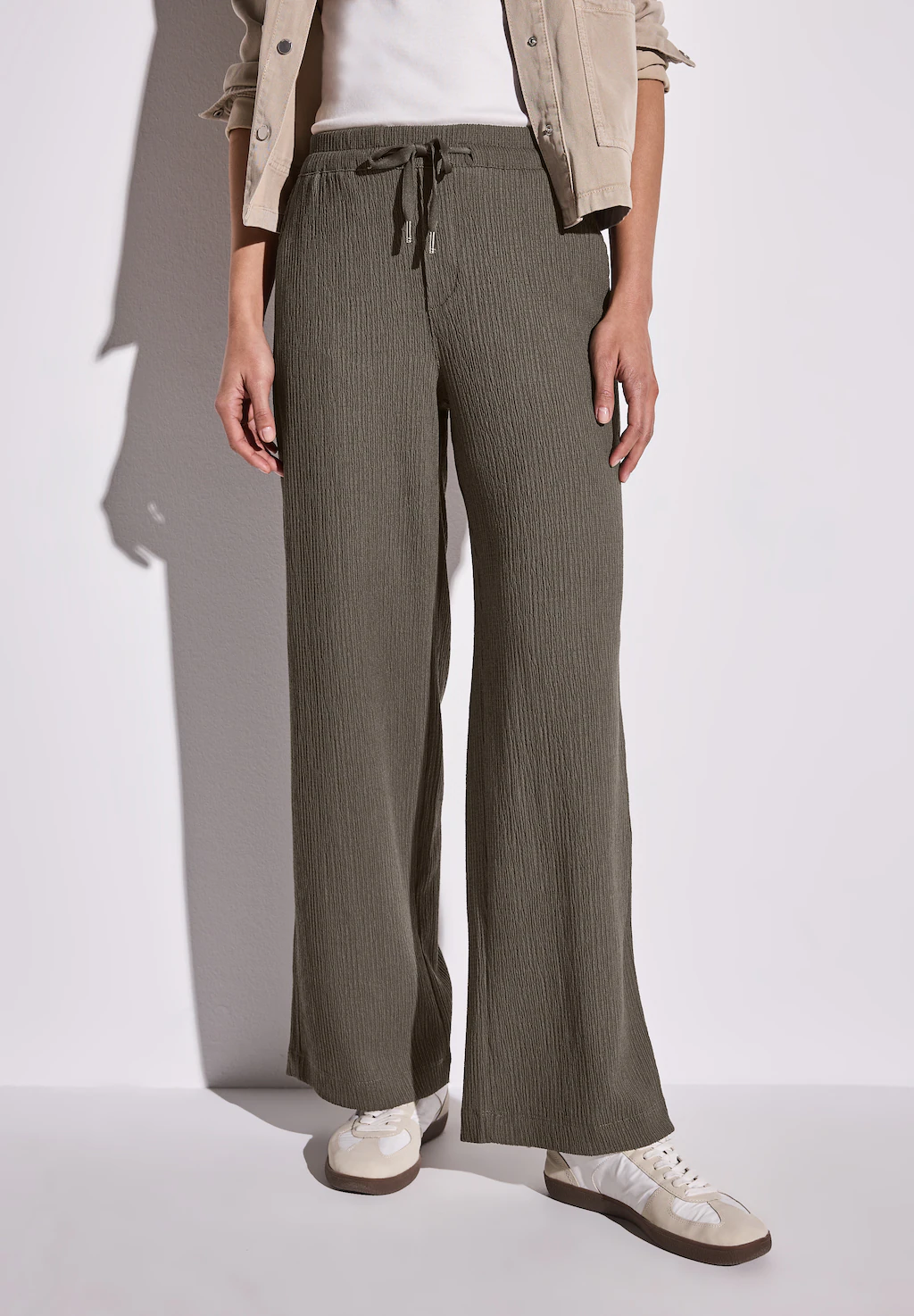 STREET ONE Stoffhose, Sommerhose mit Struktur günstig online kaufen