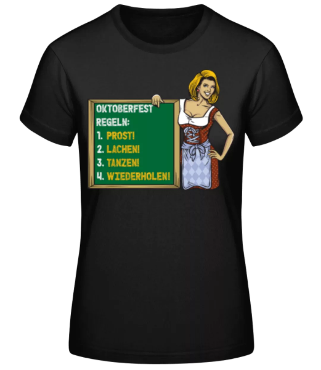 Oktoberfest Regeln · Frauen Basic T-Shirt günstig online kaufen