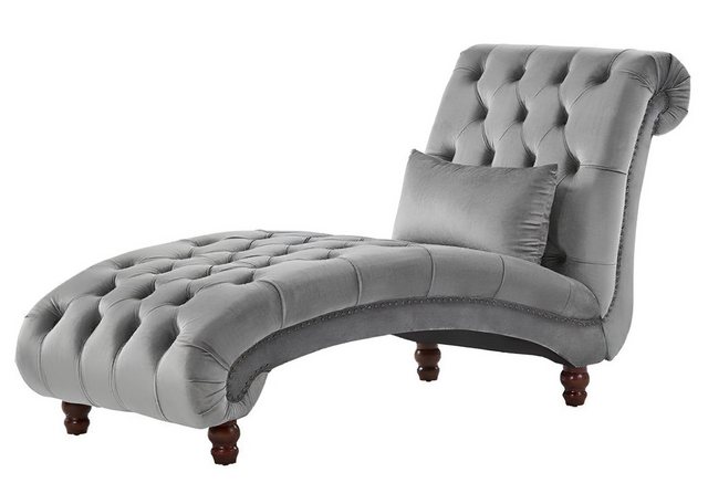 Xlmoebel Chaiselongue Moderne Graue Stoff-Sofa mit Kreativem Design für das günstig online kaufen