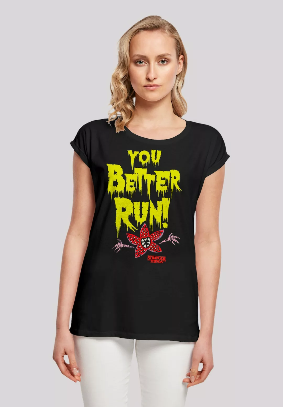 F4NT4STIC T-Shirt "Stranger Things You Better Run", Premium Qualität günstig online kaufen