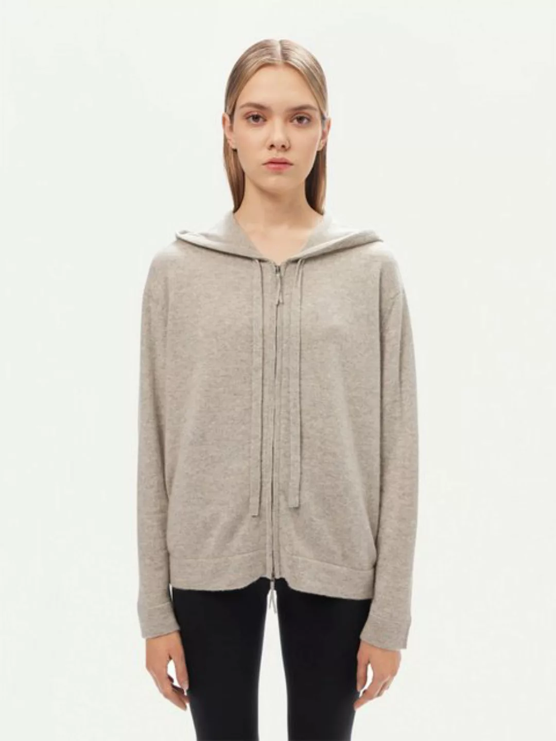 GOBI Cashmere Kapuzenpullover Kaschmir-Hoodie mit Reißverschluss günstig online kaufen