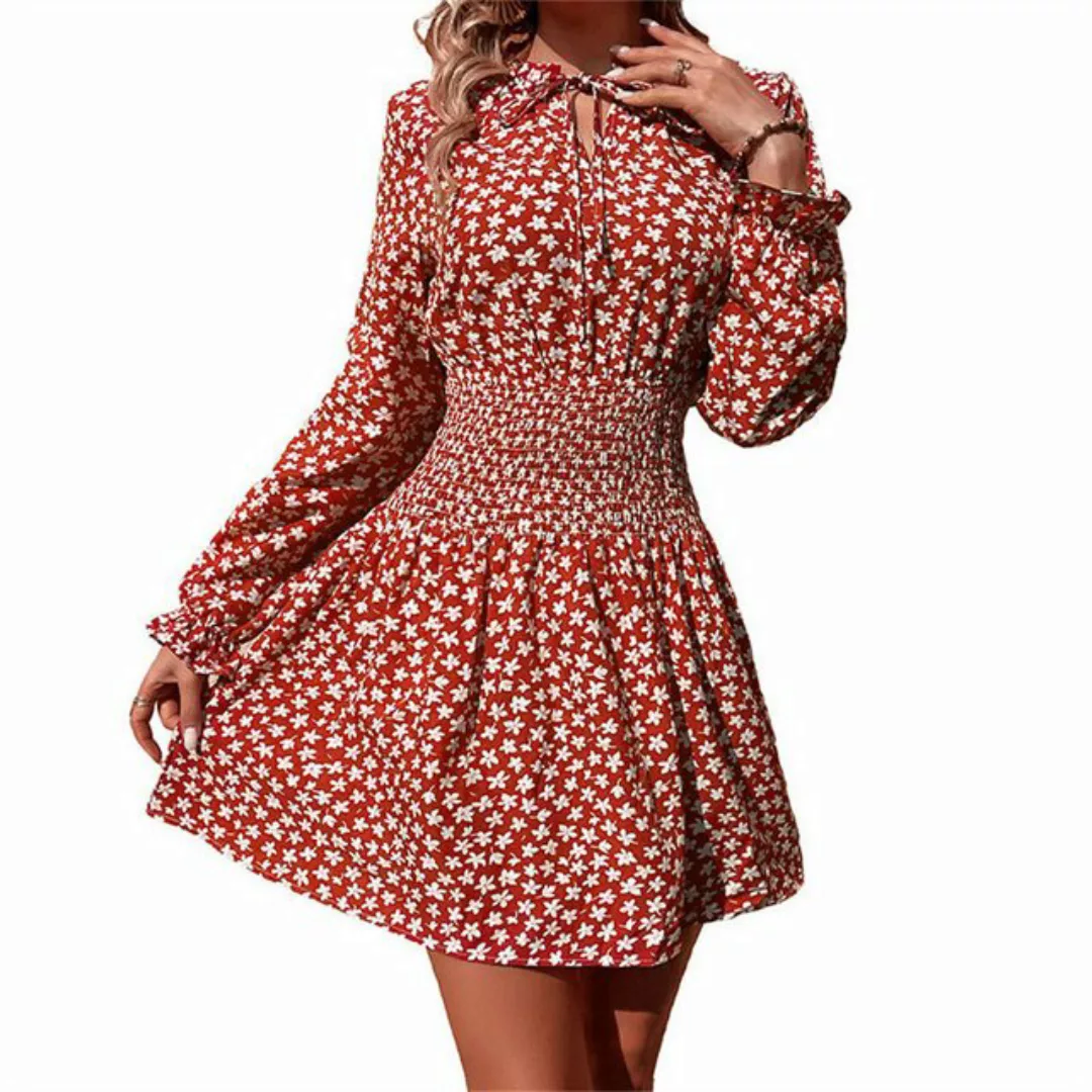 AFAZ New Trading UG Sommerkleid Langärmliges, schmal geschnittenes Damenkle günstig online kaufen