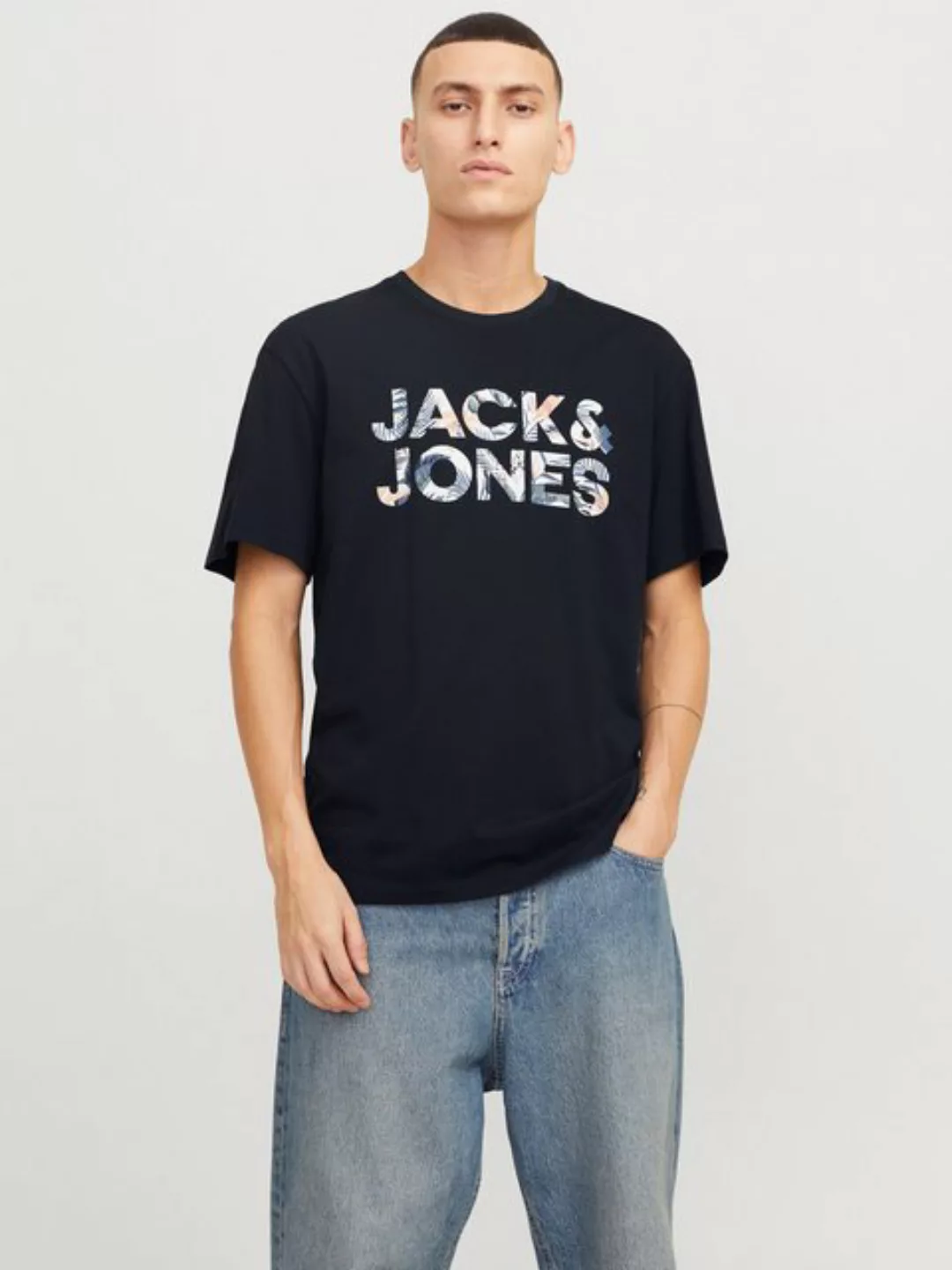 Jack & Jones Rundhalsshirt JJECORP GRAPHIC TEE SS O-NECK NOOS mit Logo Prin günstig online kaufen