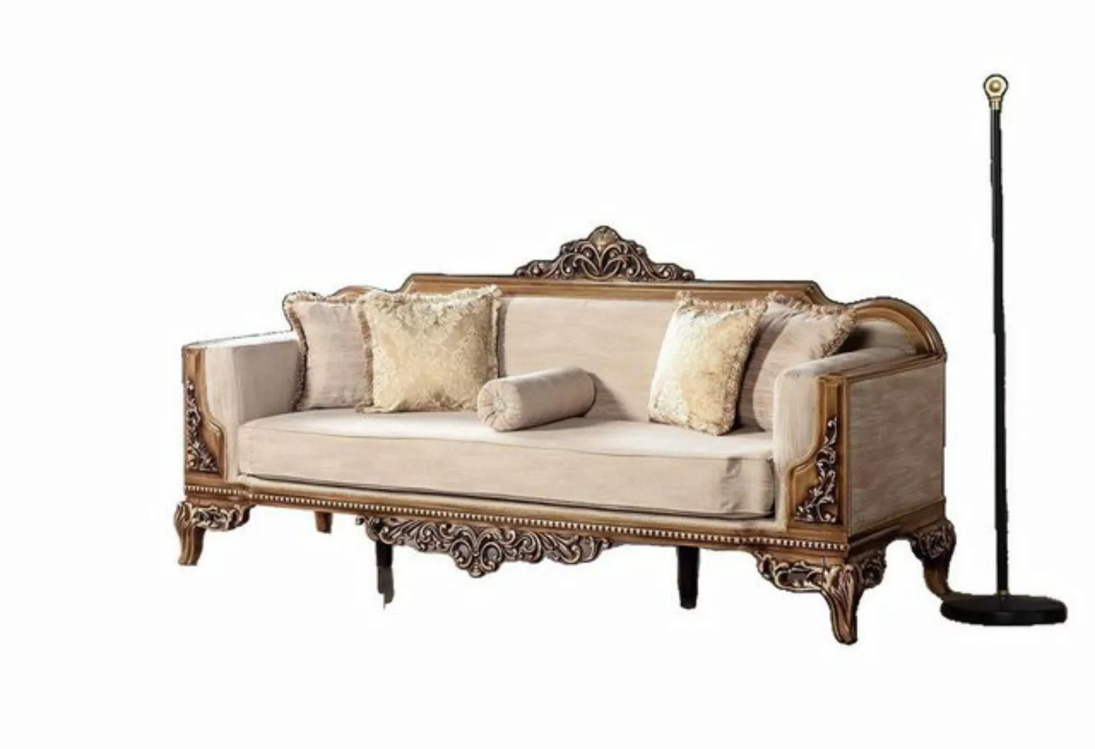 JVmoebel 3-Sitzer Dreisitzer Couch Polster Möbel Sofa Barock Rokoko Sofas C günstig online kaufen