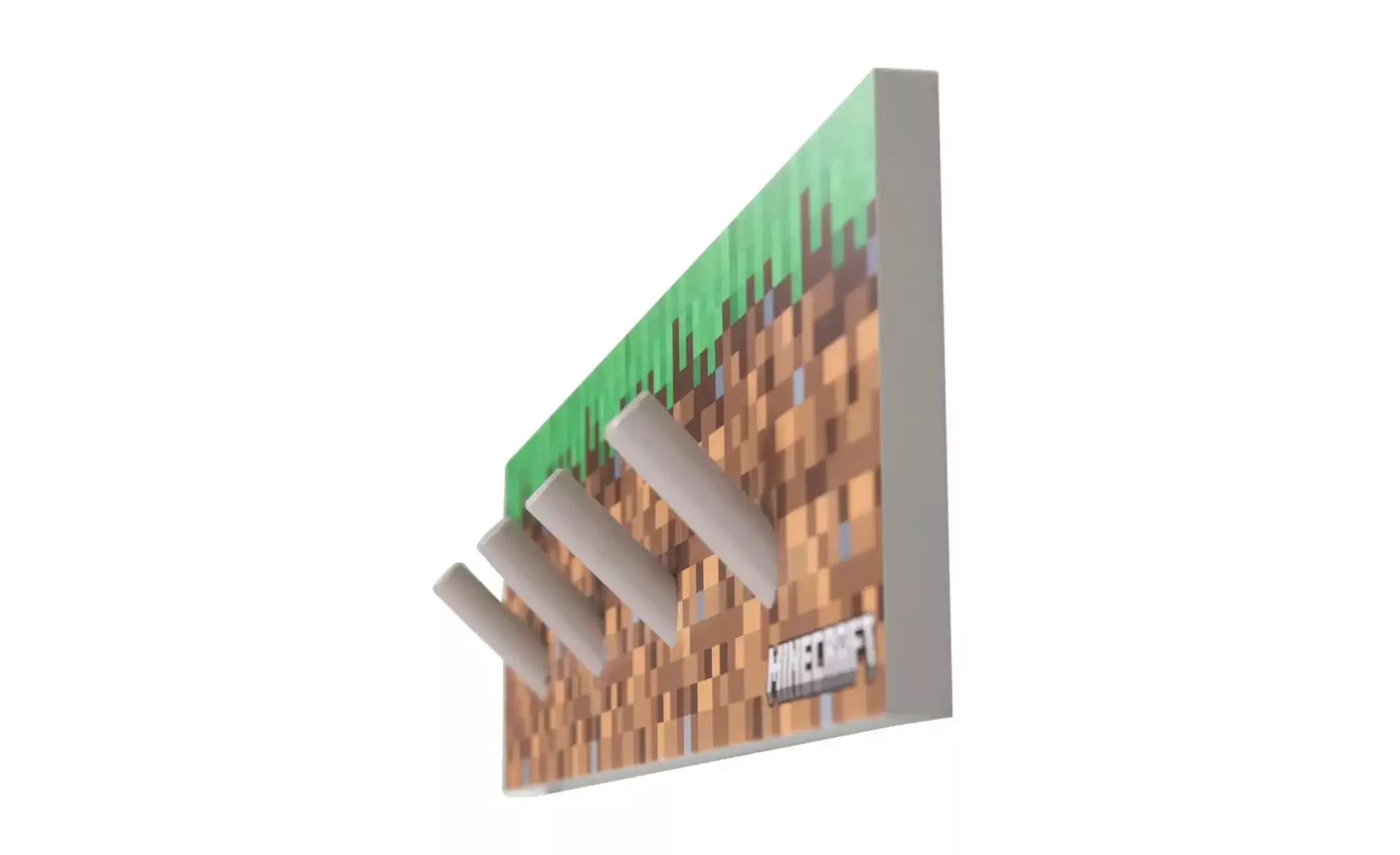 Minecraft Garderobenleiste ¦ mehrfarbig ¦ Holzwerkstoff, Holz ¦ Maße (cm): günstig online kaufen