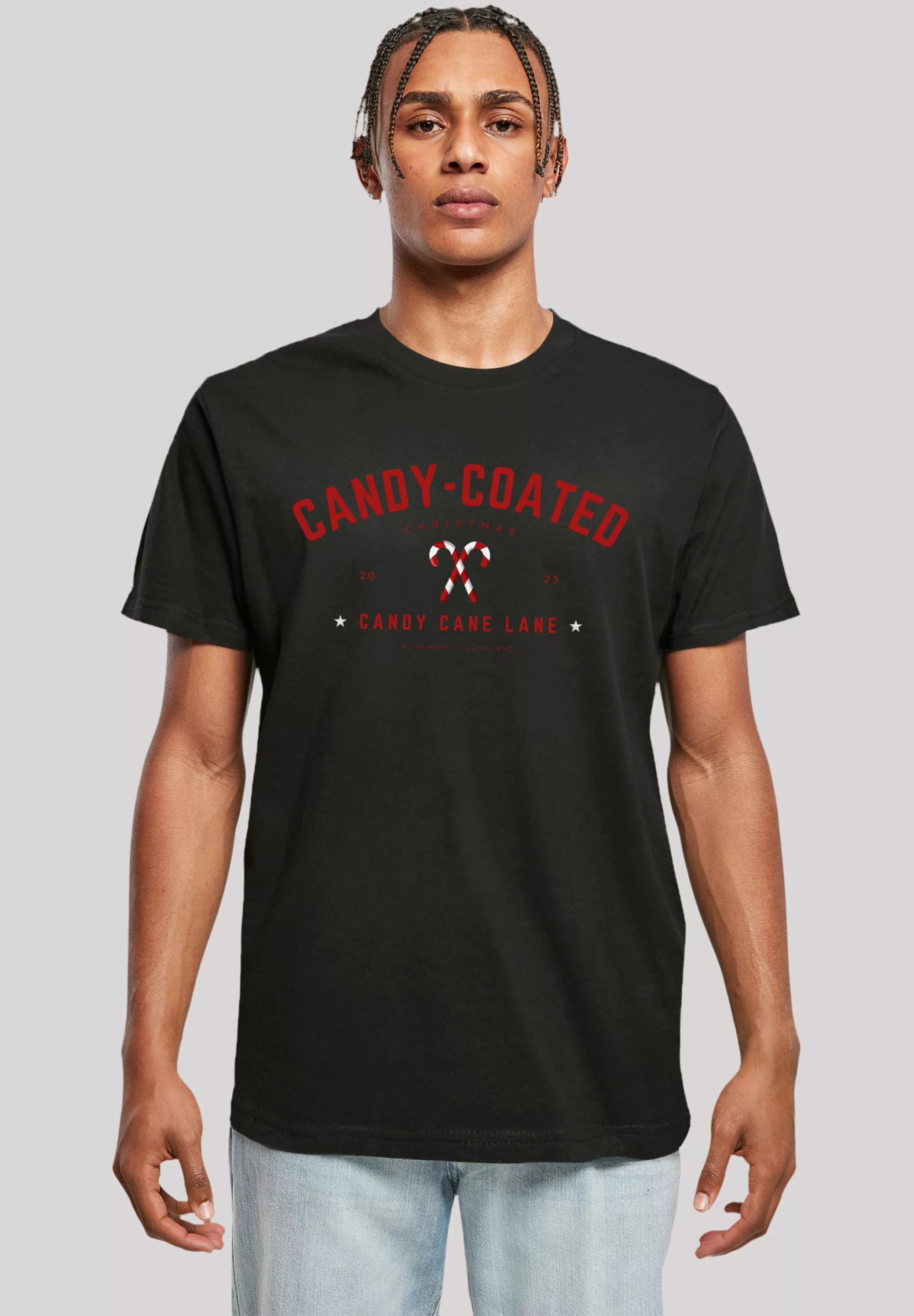 F4NT4STIC T-Shirt "Weihnachten Candy Coated Christmas", Weihnachten, Gesche günstig online kaufen