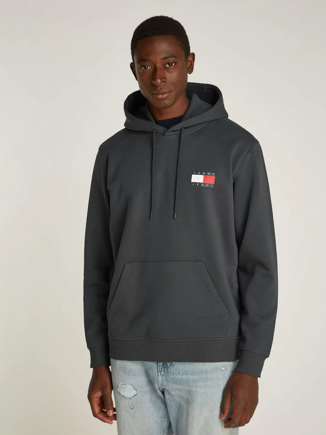 Tommy Jeans Plus Kapuzensweatshirt "TJM REG ESSENTIAL FLAG HOOD EXT", Große günstig online kaufen