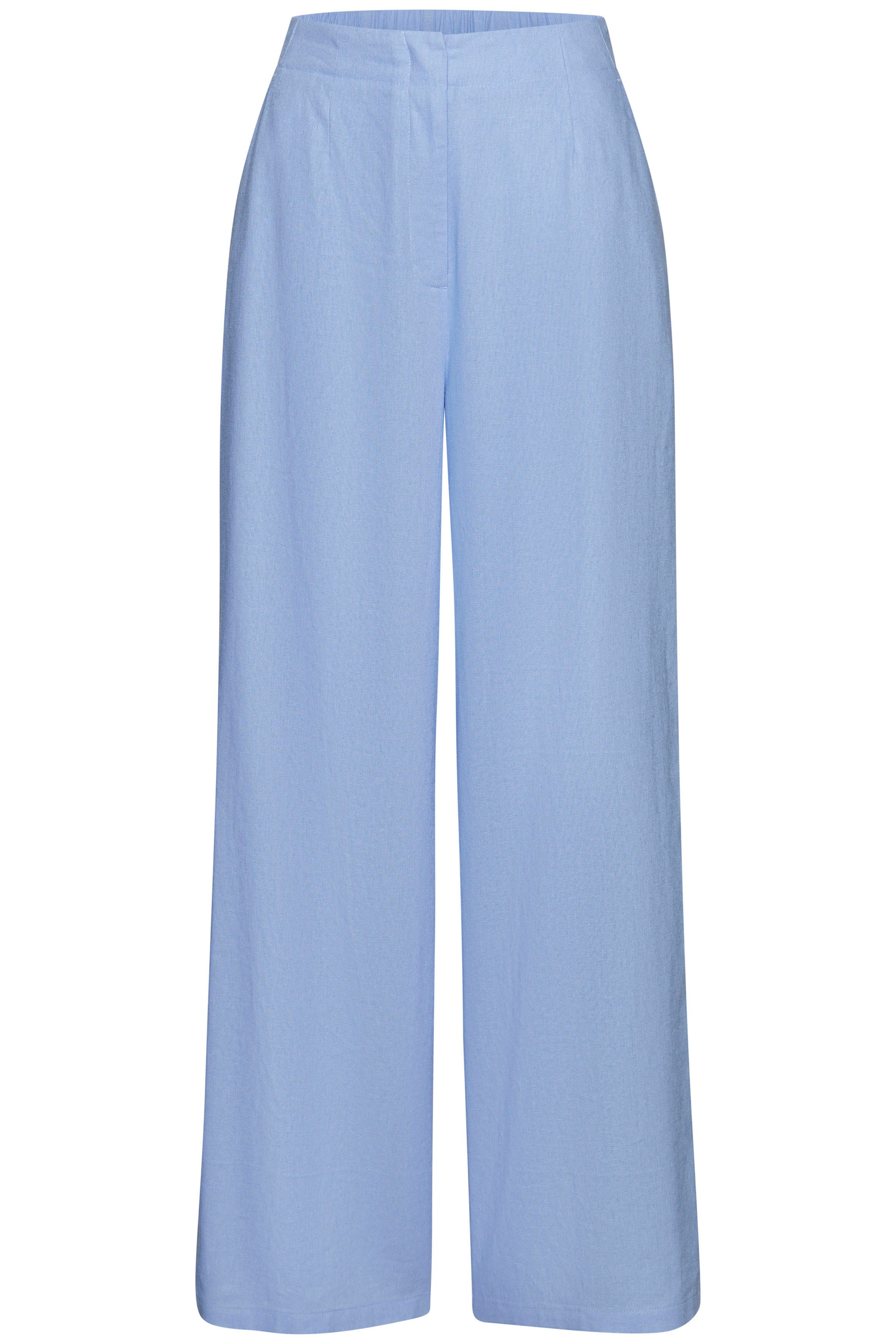 Buffalo Leinenhose, mit weiter Beinform und Taschen, luftige Stoffhose günstig online kaufen