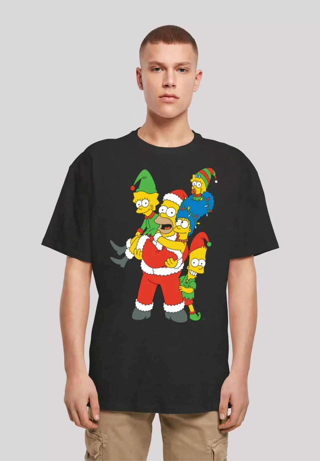 F4NT4STIC T-Shirt "The Simpsons Christmas Weihnachten Family", Print günstig online kaufen