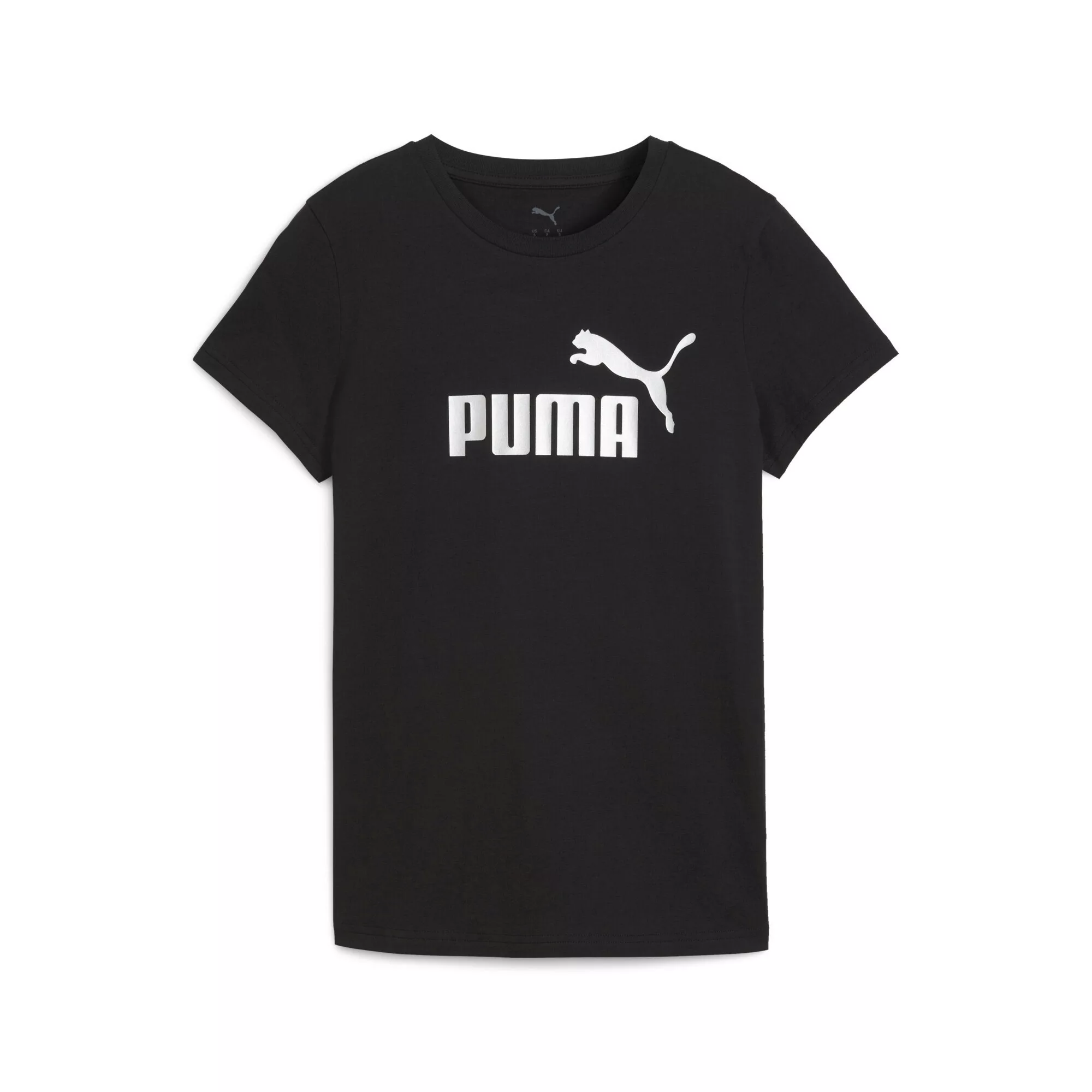 PUMA T-Shirt "ESS METALLIC No. 1 Logo T-Shirt Damen" günstig online kaufen