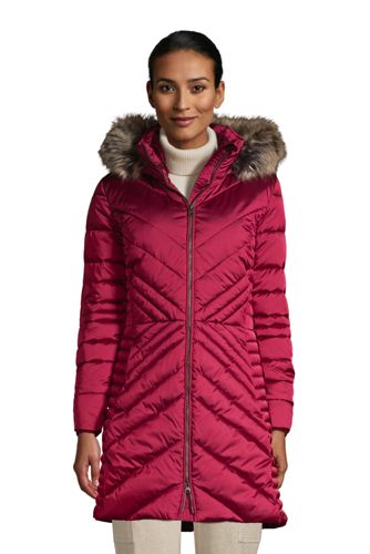 Warmer Wintermantel THERMOPLUME, Damen, Größe: 48-50 Normal, Rot, Polyester günstig online kaufen
