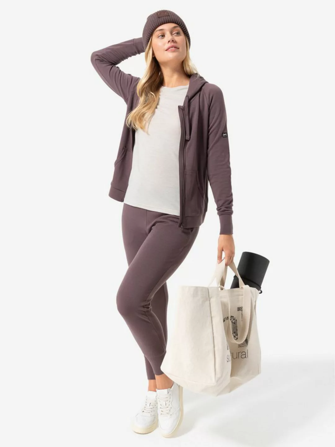 SUPER.NATURAL Sweatjacke für Damen, Merino EVERYDAY ZIP mit Reisverschluss günstig online kaufen