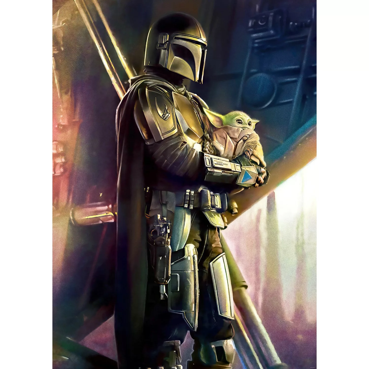 Komar Vliestapete »Mandalorian Savior«, 200x280 cm (Breite x Höhe) günstig online kaufen