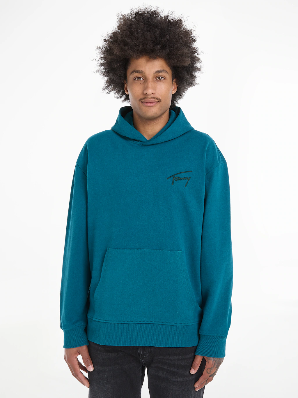 Tommy Jeans Kapuzensweatshirt TJM RLX SIGNATURE HOODIE EXT mit aufgestickte günstig online kaufen