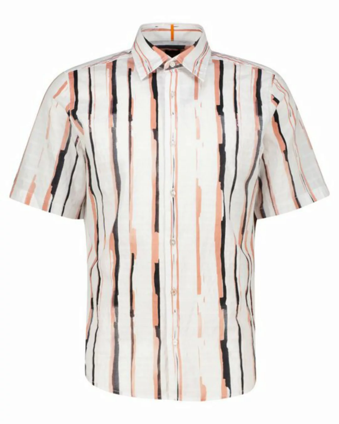 BOSS Langarmhemd Herren Freizeithemd RASH Kurzarm Regular Fit (1-tlg) günstig online kaufen