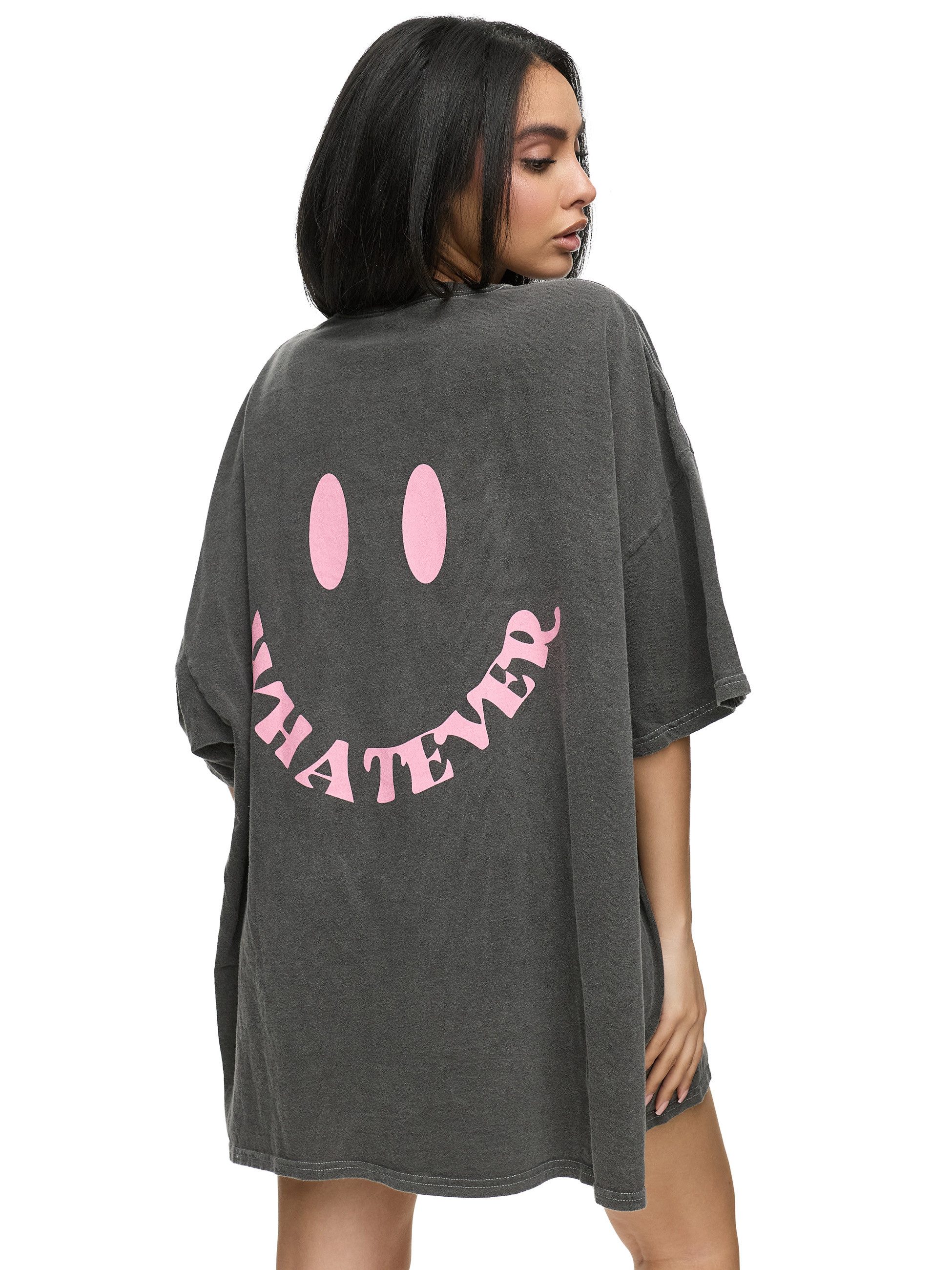 Worldclassca T-Shirt Worldclassca Oversized Print WHATEVER günstig online kaufen