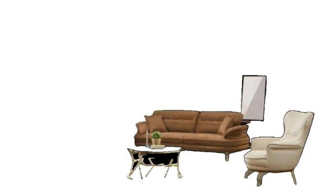 JVmoebel Sofa Luxus Sofagarnitur 3+3+1 Sitzer Sofa Sofas Sessel Klassisches günstig online kaufen