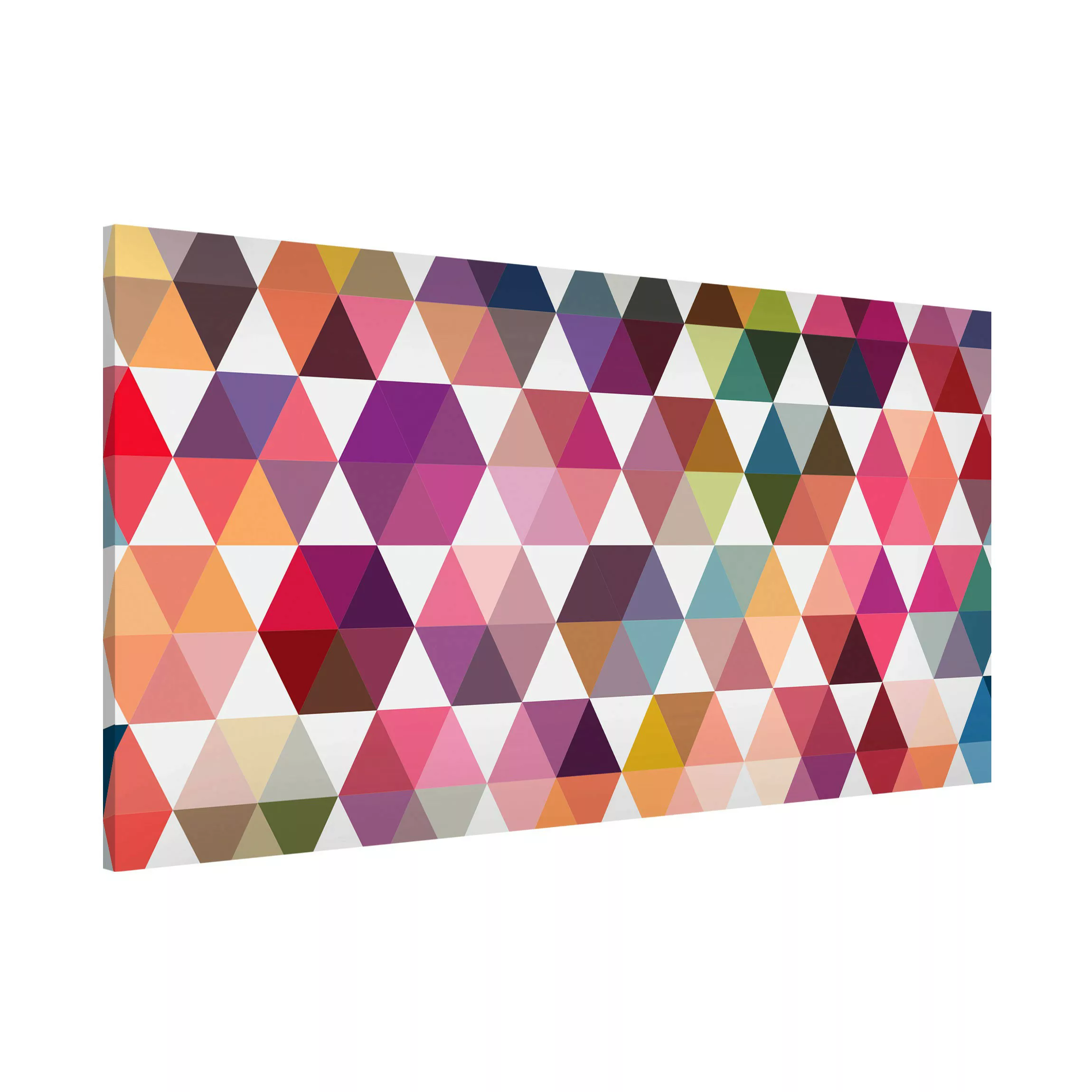 Magnettafel Muster & Textur - Querformat 2:1 Hexagon Facetten günstig online kaufen