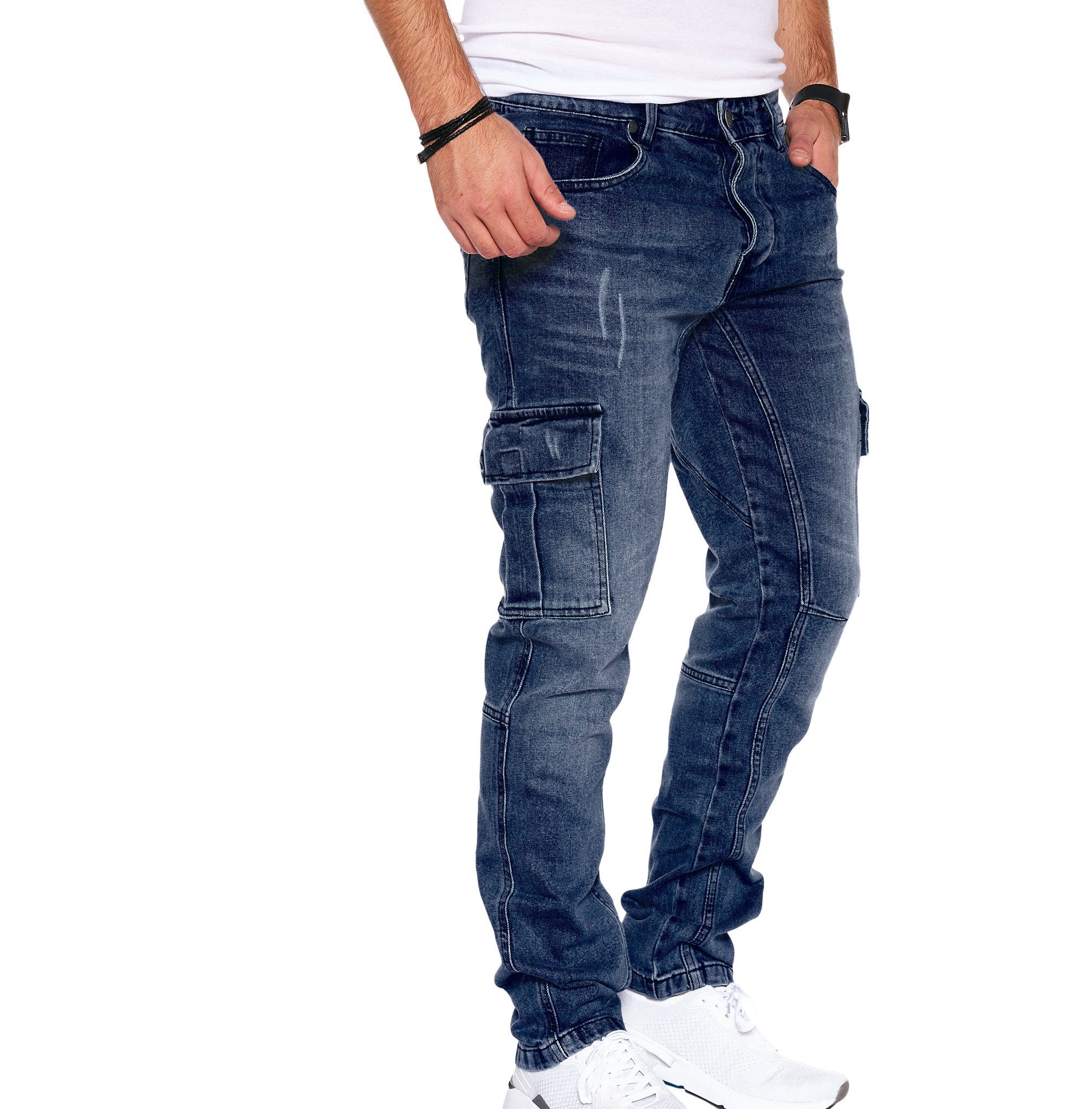 Styleko Cargohose Cargo Jeans Herren Cargohose günstig online kaufen
