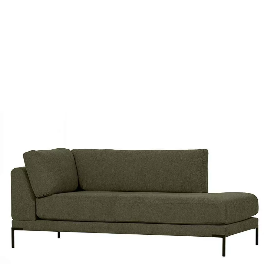 Couchlandschaft Dunkelgrün in modernem Design 400 cm breit (fünfteilig) günstig online kaufen