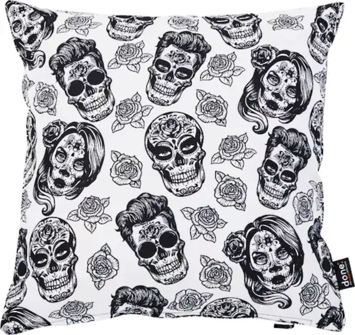 done.® Dekokissen »Panama Print Skulls« günstig online kaufen