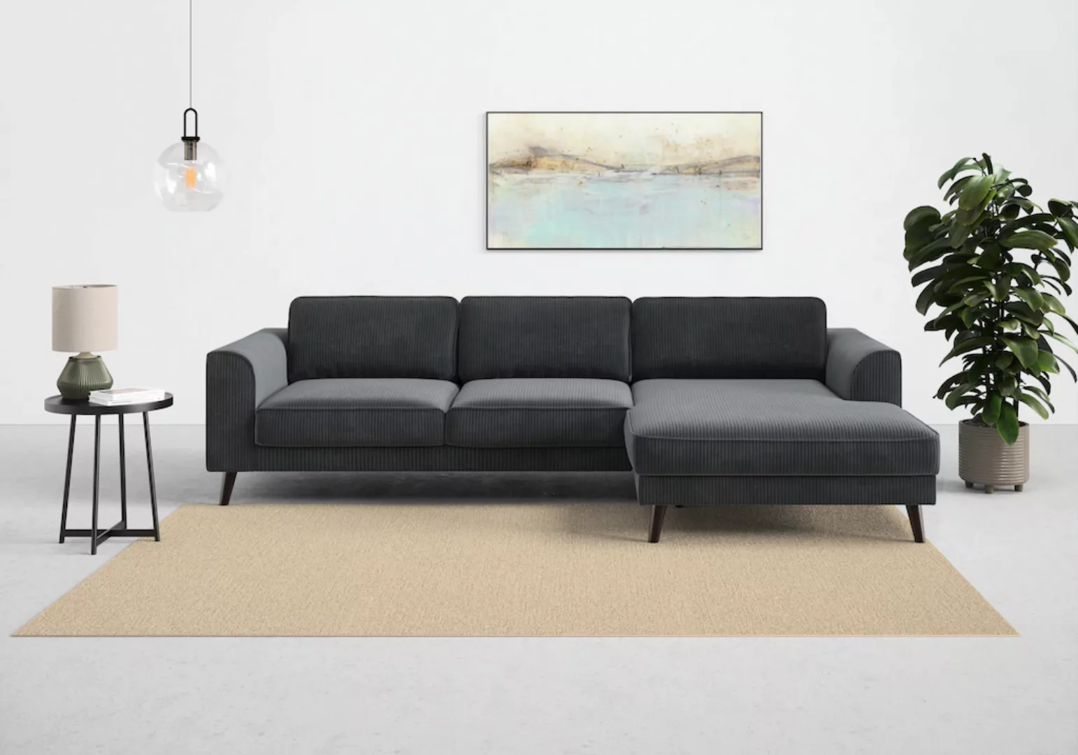 TRENDMANUFAKTUR Ecksofa "Lumber Jack, elegantes Designsofa, L-Form", wahlwe günstig online kaufen