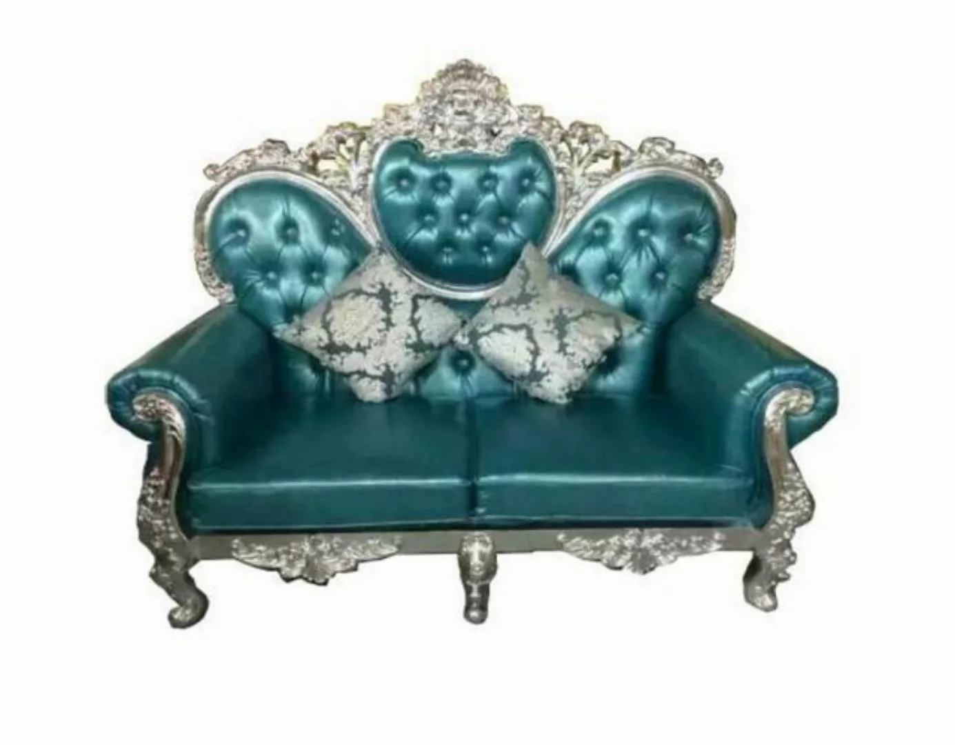 JVmoebel Chaiselongue Thron Sofa Königlicher Polster Chesterfield Samt Zwei günstig online kaufen